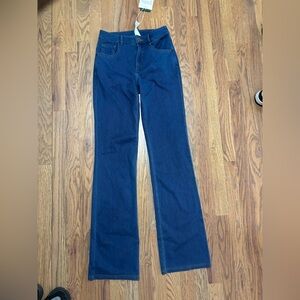 HALARA Deep Blue Flare Jeans